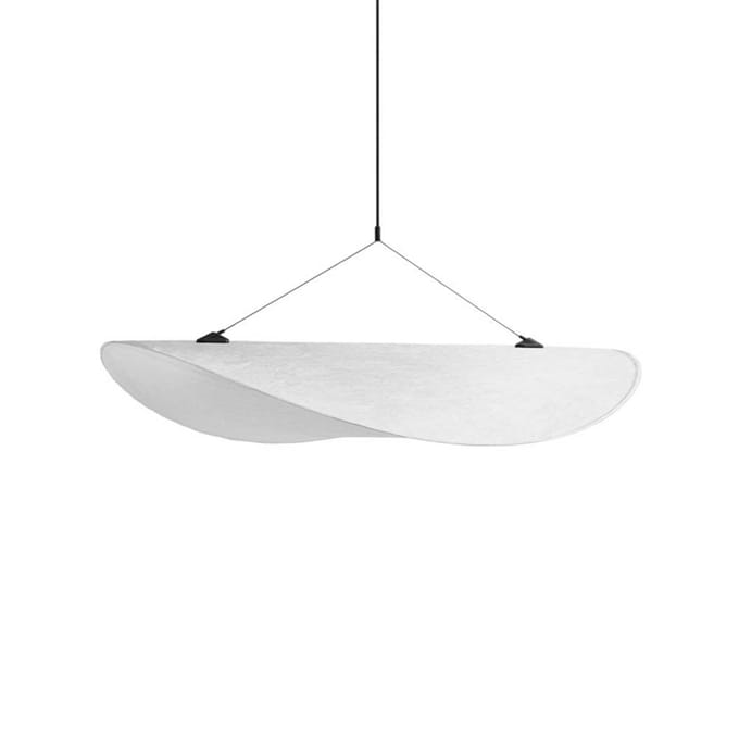 New Works LED hanglamp Tense, Ø 55 cm, wit, dimbaar