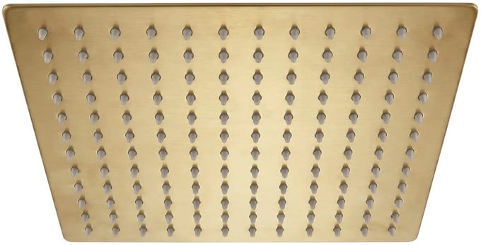 Rea - Vierkante Regendouchekop Js-p015bg 30cm Brush Gold - 30 x 30 x 0,2 cm