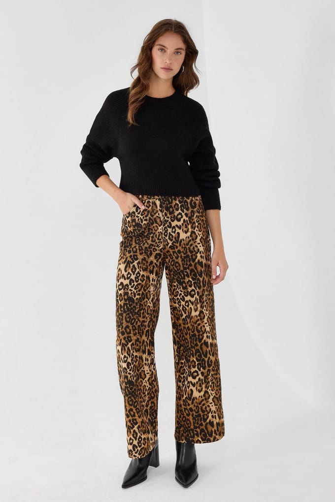 Crew Neck Cropped Trui