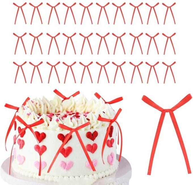 Dailygoods- Taartstrikken 30 stuks - Taartdecoratie - Satijnen