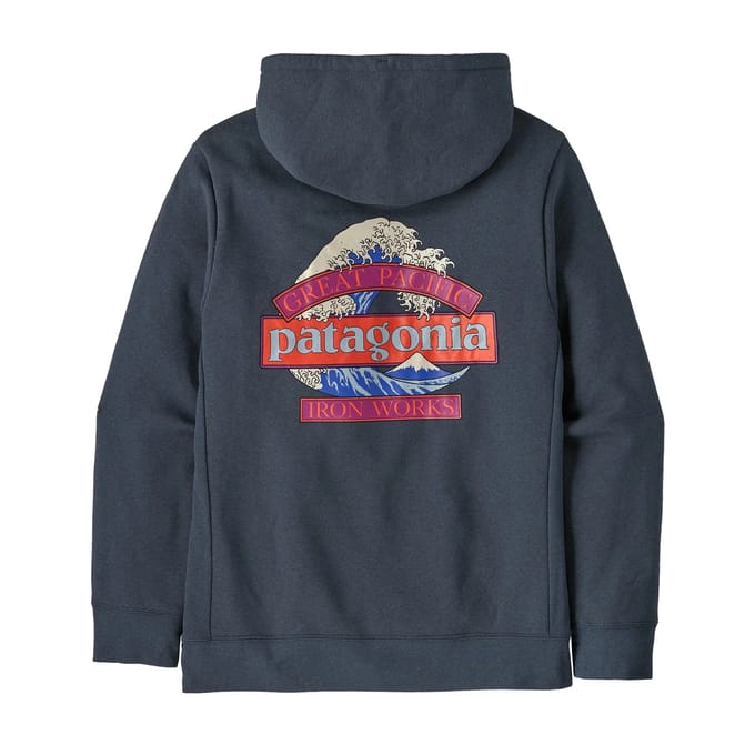 Patagonia Great Waves Uprisal Hoodie blauw