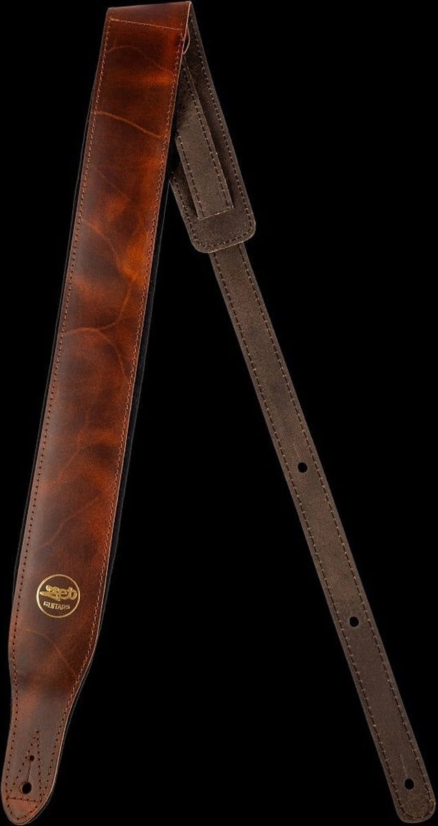 Jet Guitars SL-50 BN Leren Gitaarband - Bruin