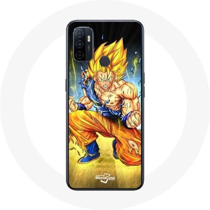 Coque Oppo A53 Son goku dragon ball corps enervé