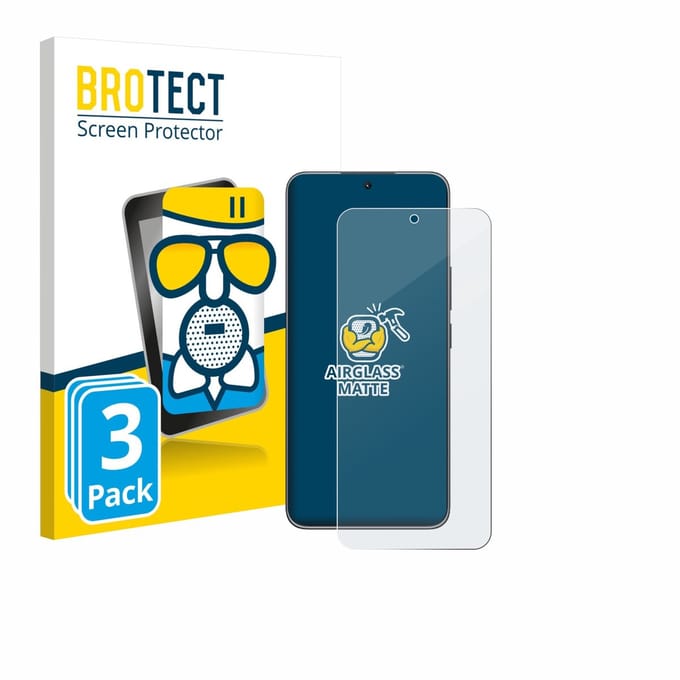 BROTECT - Screenprotector voor Honor X60 GT - Folie Beschermfolie Beschermglas matte 3 Stuks