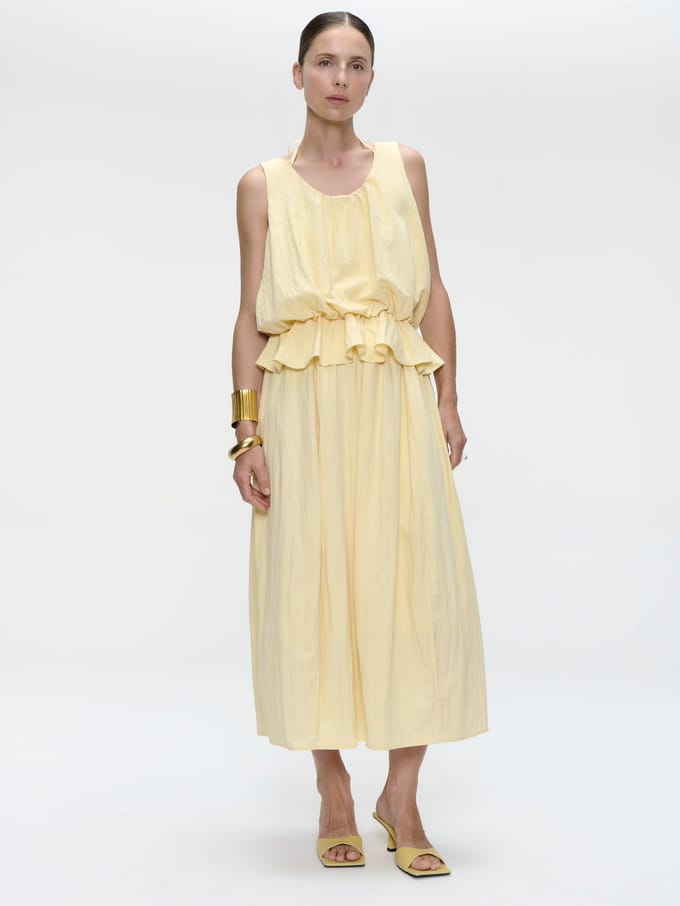 Sachi viscose top | Yellow - Yellow / M