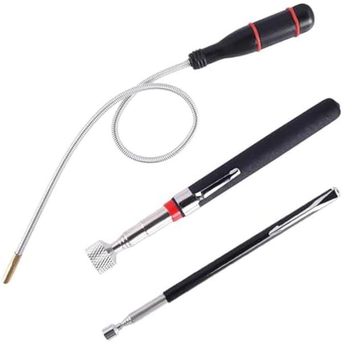 Telescopische Magnetische Hulpmiddelen Set van 3 - Flexibele Lifting Tools