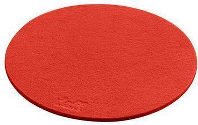 Daff Onderzetter - Vilt - Rond - 20 cm - Orange - Oranje