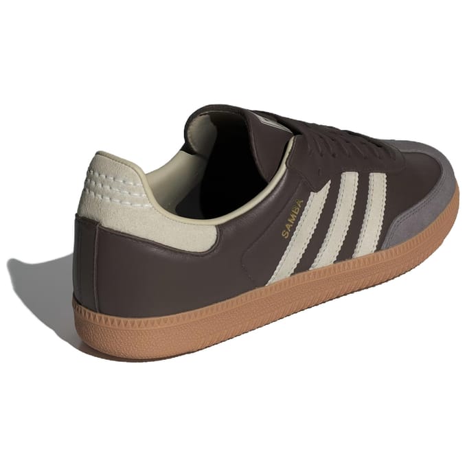 adidas Samba OG Bruin Kittig Grijs Unisex Sneakers Goud-Metallic ID1481 45⅓ black