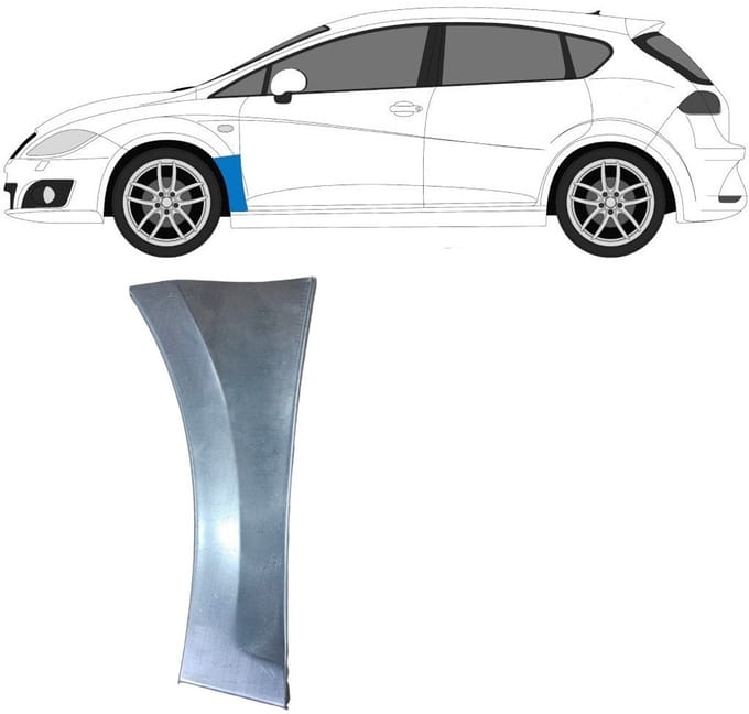 Reparatiepaneel voorspatbord voor Seat Leon 2005-2012 / Links