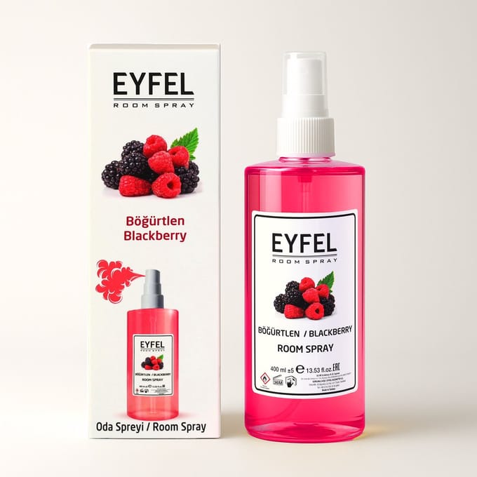EYFEL - ROOMSPRAY - SPRAY - BLACKBERRY - 400ML