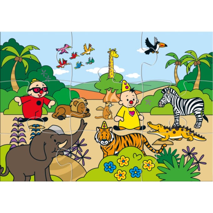 Studio 100 Bumba Puzzle Jungle Animals 6 pcs.