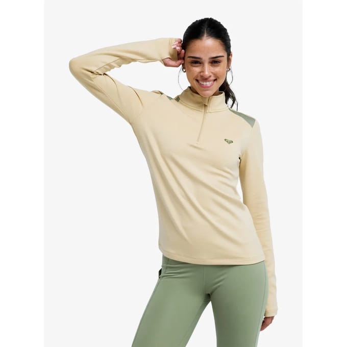 Dames sweatshirt met 1/2 rits Roxy Boundless Spirit