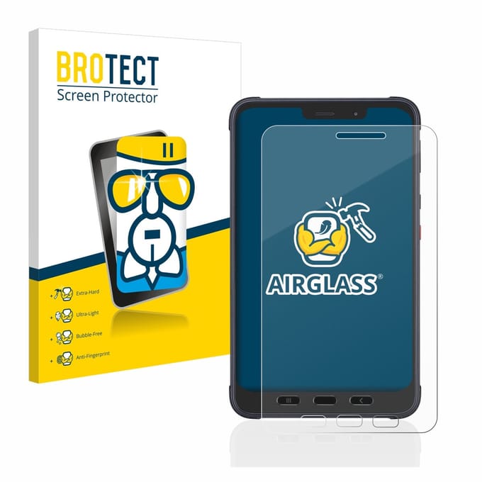 Screenprotector voor Samsung Galaxy Tab Active 3 Enterprise Edition LTE Beschermglas transparant