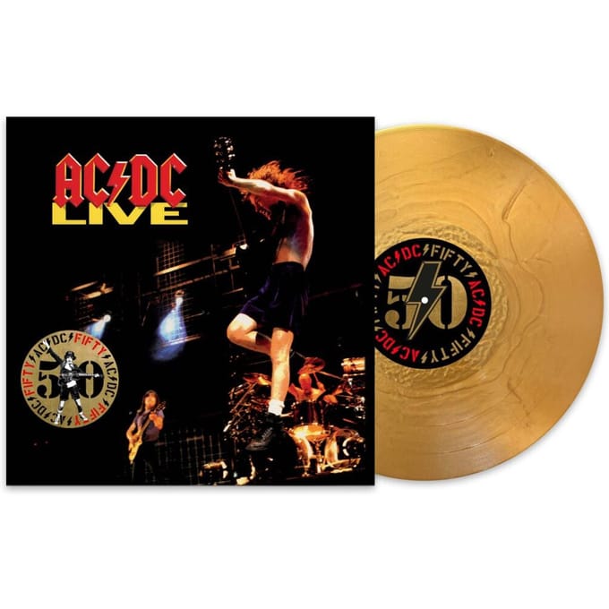 AC/DC - Live (50th Anniversary Gold Vinyl)