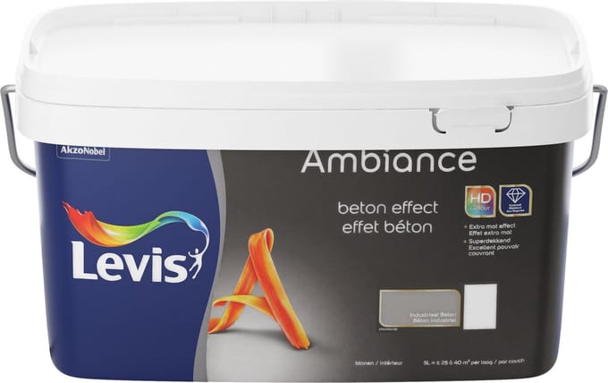 Levis - Ambiance Beton Effect - Industrieel Beton - 5 L