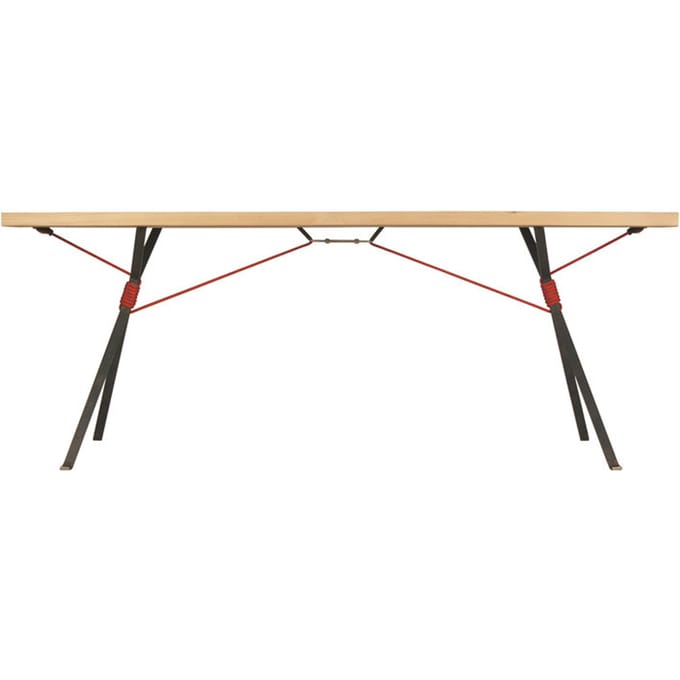 Moormann - Kampenwand tafel - gewaxt staal - bruin