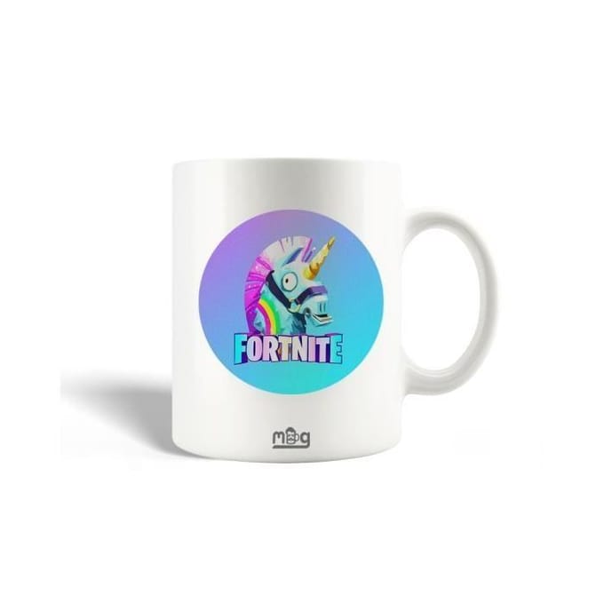 Mug en Céramique fortnite logo llama unicorn