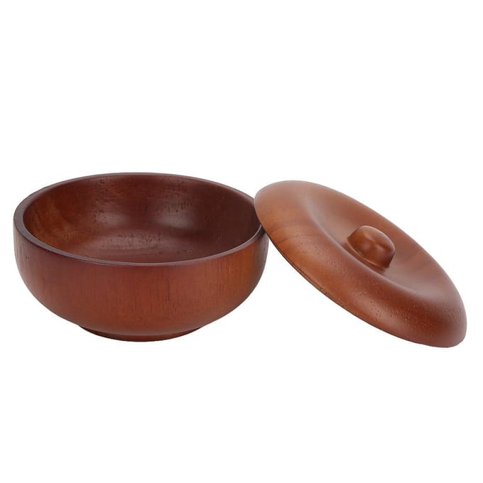 Houten Scheerkwast Kom Mok Scheerzeep Crème Mok Professionele Scheerkom Barbier Gereedschap brown