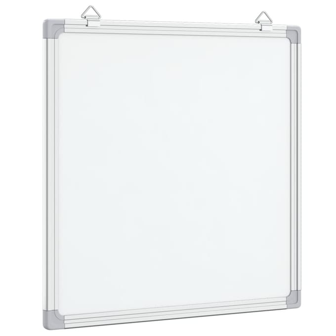 vidaXL - Whiteboard - magnetisch - 60x60x1,7 - cm - aluminium
