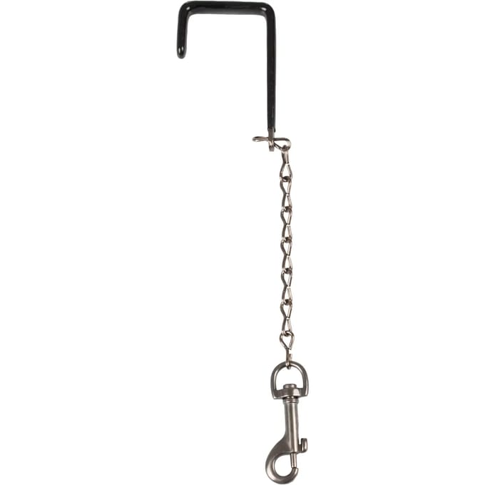 Haak voor paard met ketting Equestro Hook With Chain