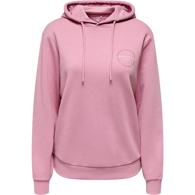 Only play cava hoodie in de kleur roze.