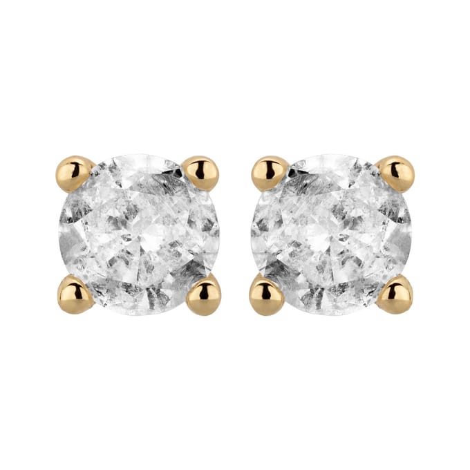 Orolino Ohrstecker 585/- Gelbgold 2 Brill. 0,25 ct. weiß