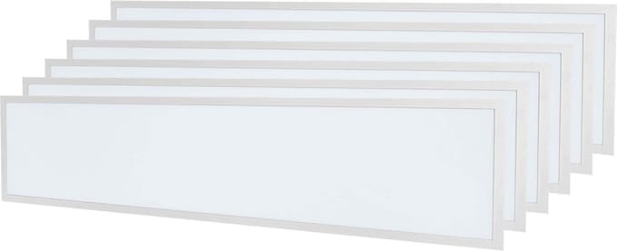Ledvion - 6X LED Panel - 120x30 - 24W - 6500K - 5040L Incl. LED driver + Snelconnector