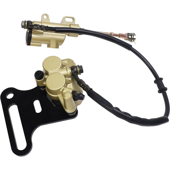 Achterste Schijf Hydraulische Rem Hoofdcilinder Kit Rem Hoofdcilinder Remklauw Assemblage voor 50cc 70cc beige
