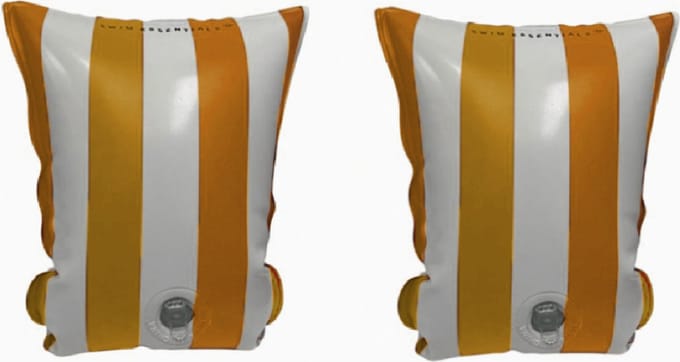 Swim Essentials Exclusive Zwembandjes Yellow Striped 0-2 jaar