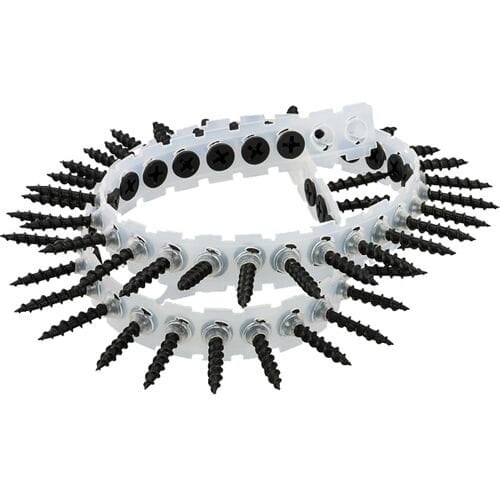Gipsplaatschroeven OP BAND grove draad - Phillips2 - 3,9x35mm - Gefosfateerd - Voldraad (1000 stuks)
