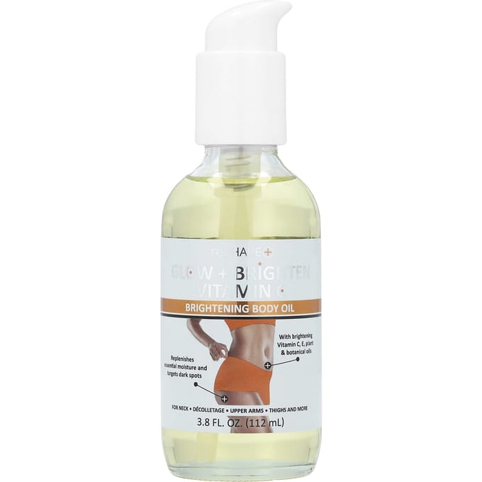Reshape Plus, Glow + Verhelderende Vitamine C, Verhelderende Lichaamsolie, 112ml (3,8 fl oz) white