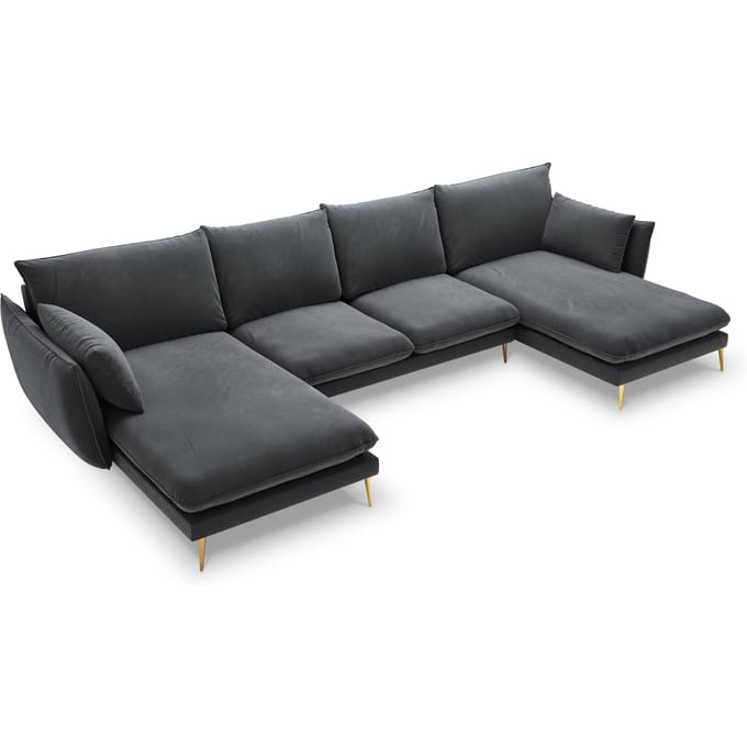 5-zitshoekbank Elio velvet | Milo Casa