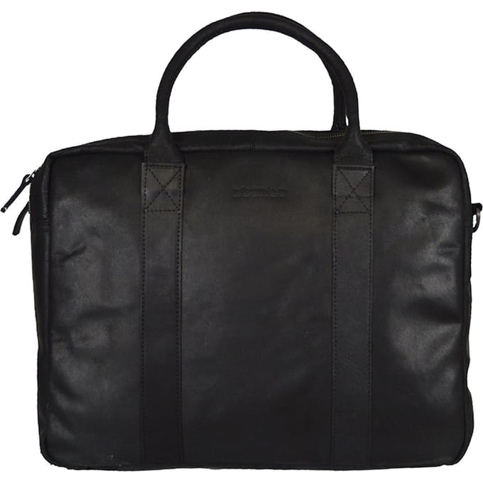 DSTRCT Laptoptas / Werktas - Dames - 15.6 inch - Leer - Main Street - Zwart