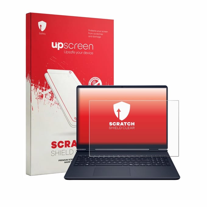 upscreen - Screenprotector voor Alienware 16 Aurora AC16250 - Folie Beschermfolie transparant