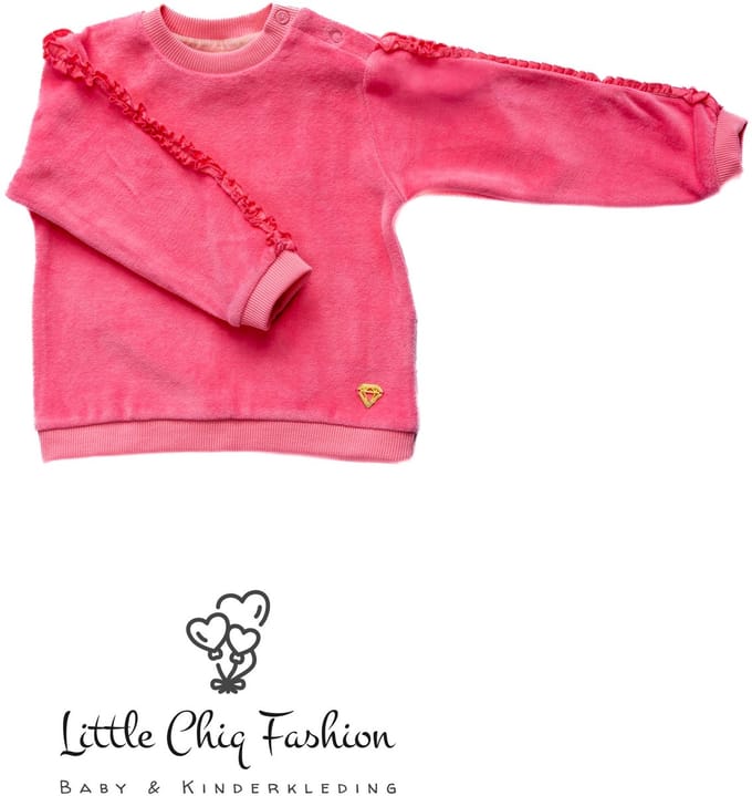 Little Chiq Baby Sweater fel roze