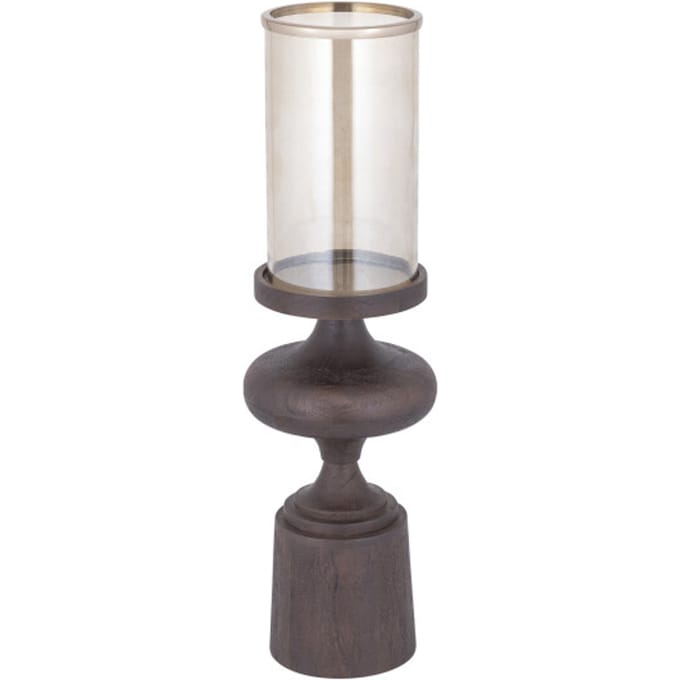 PTMD - Kandelaar Wertin - Bruin - 19x19x66cm