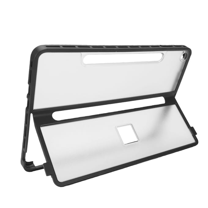 Étui Robuste pour Tablette Compatible avec Surface Pro 12 pouces 2025 Tablette Housse de Protection Transparente antichoc avec Support Kickstand Stylo transparent