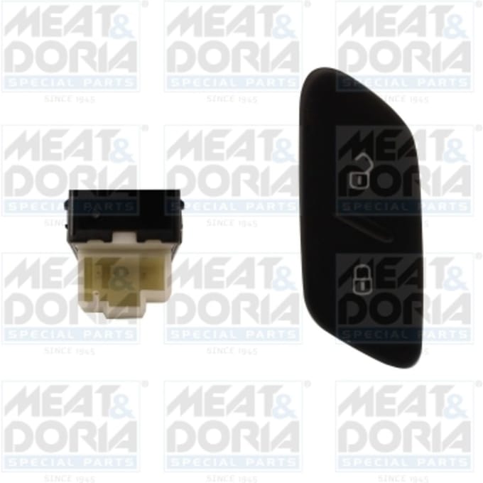 Deurvergrendeling, schakelaar  MEAT & DORIA 206062