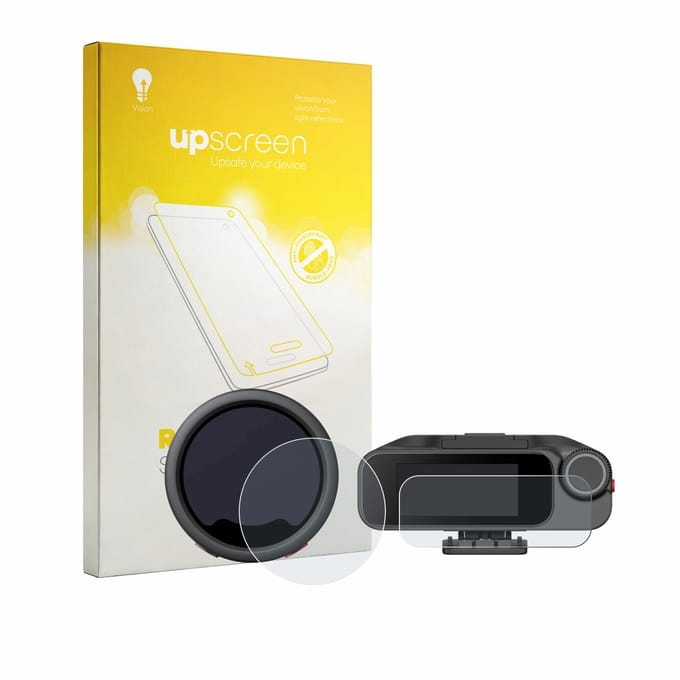 upscreen - Screenprotector voor Insta360 Mic Pro TX + RX - Folie Beschermfolie anti glare matte