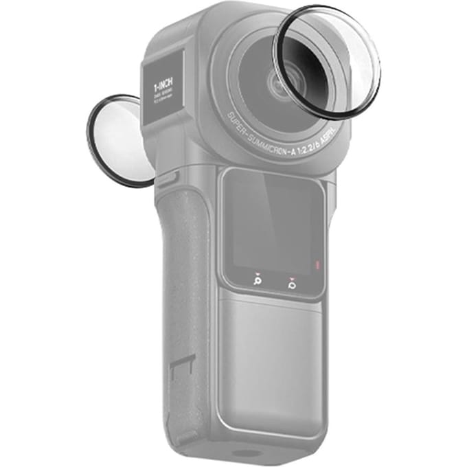 2 stuks panoramische cameralensbeschermers lensbeschermhoes lensbeschermer compatibel met Insta360 ONE transparant