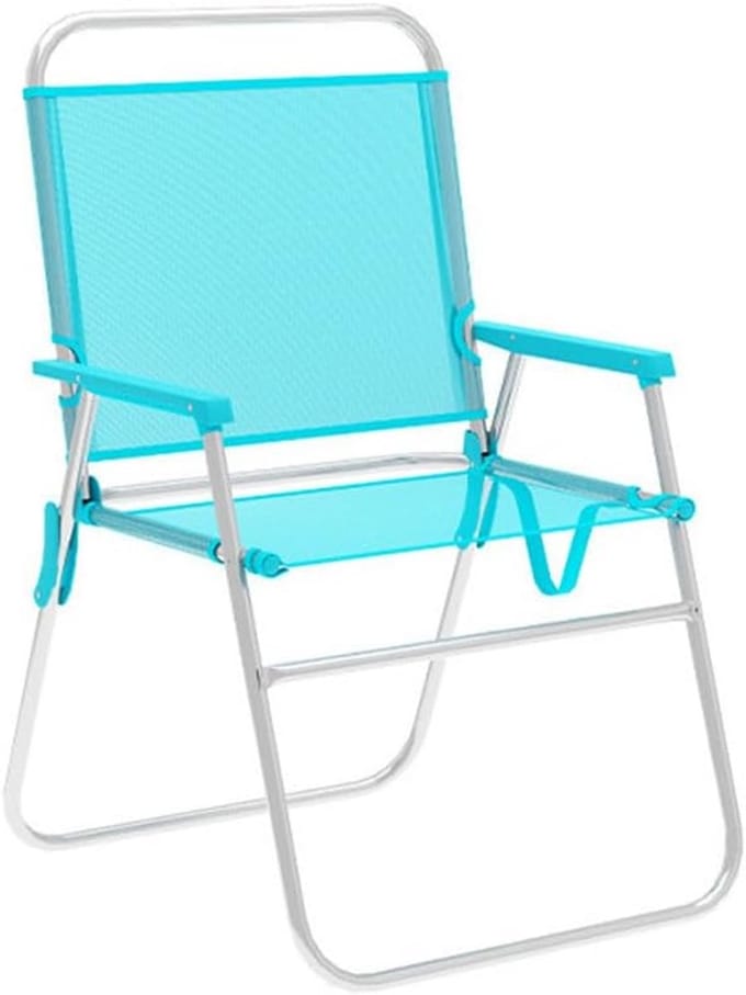 Opvouwbare Relaxstoel Aquamarijn – Compact en Comfortabel
