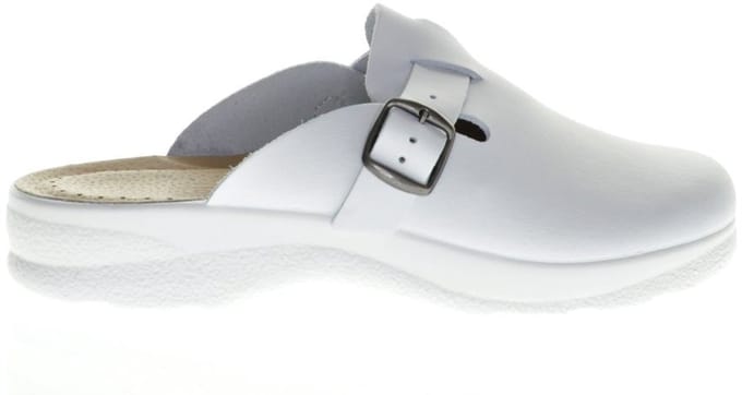 Fly Flot Instapper Riem Wit Leder maat 41
