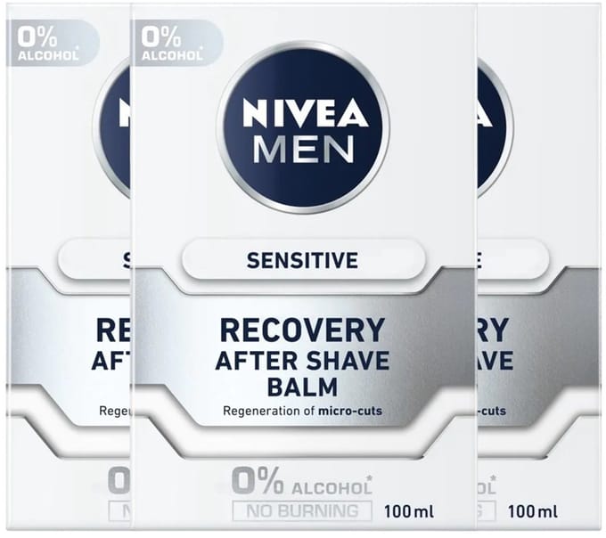 Nivea Men Sensitive Recovery After Shave Balm – 100 ml – 3 stuks
