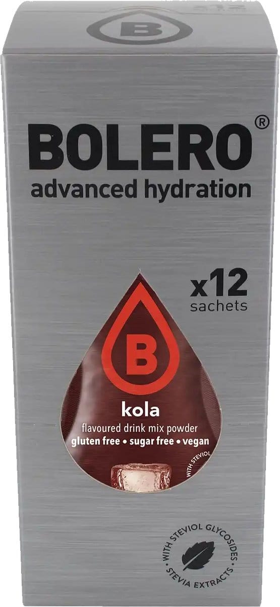 Bolero  Suikervrije Limonade Sticks Cola 12 x 3 gram