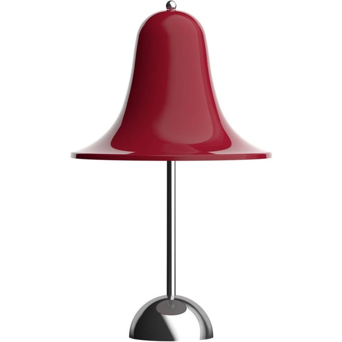 VERPAN LED tafellamp op accu Pantop, kersenrood, hoogte 30 cm