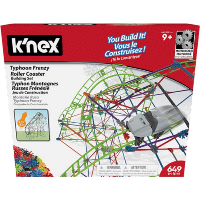 K'nex Typhoon Frenzy Roller Coaster 649dlg Bouwsets
