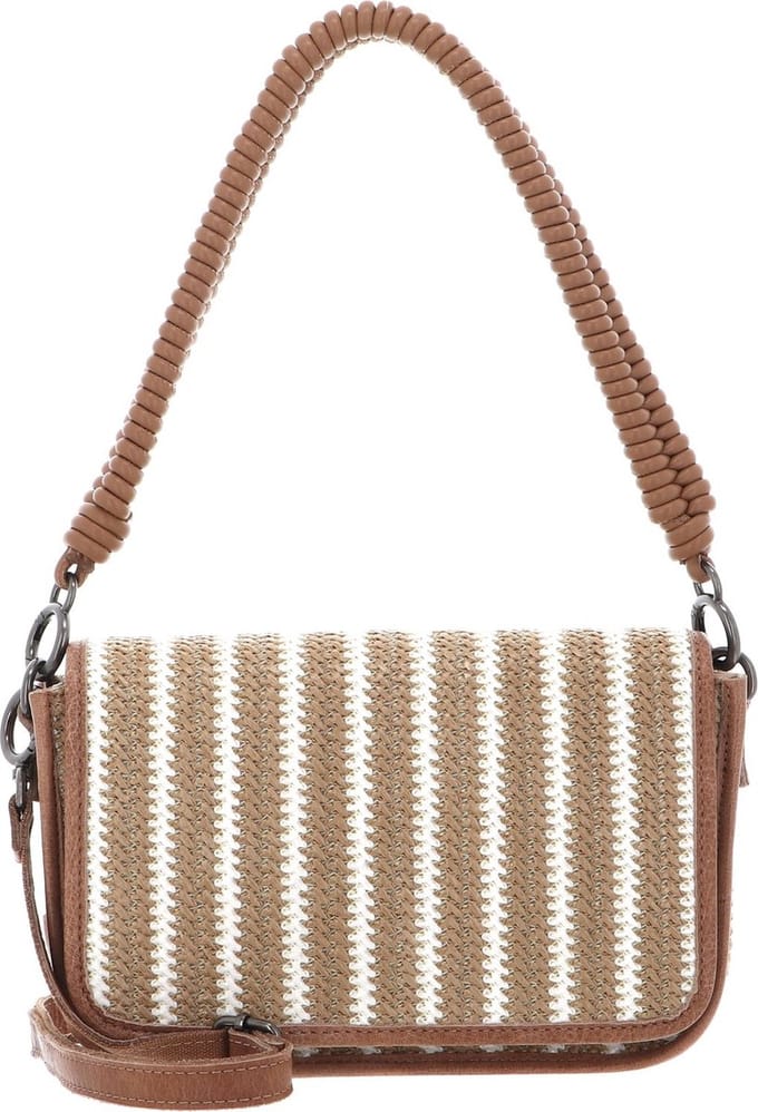 FREDsBRUDER Schoudertas Sommerliebe Flapbag White Stripes Beige