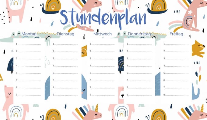 Wallvy Serie - Magnetisch Lesplan - 30x17,5cm - Personaliseerbaar - Droog uitwisbaar