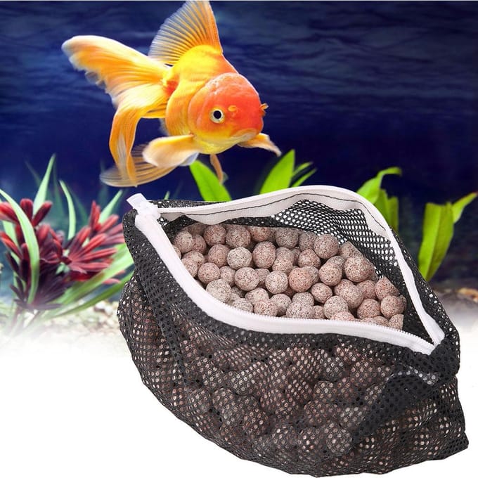 1 Pak Waterkwaliteit Stabilisator Nitrificerende Aquarium Bacteriën Bal Vissenkom Waterfilter Zuiveren gray