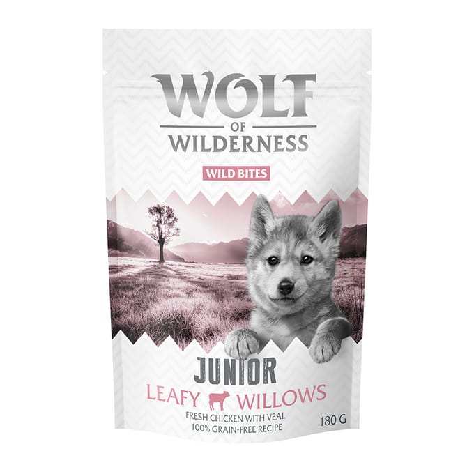 180g Wild Bites Junior Wolf of Wilderness Hondensnacks